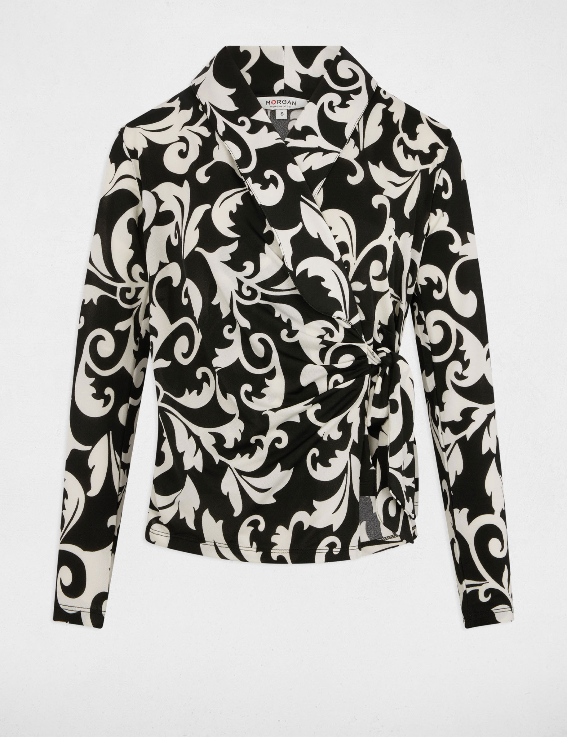 Long-sleeved t-shirt white women