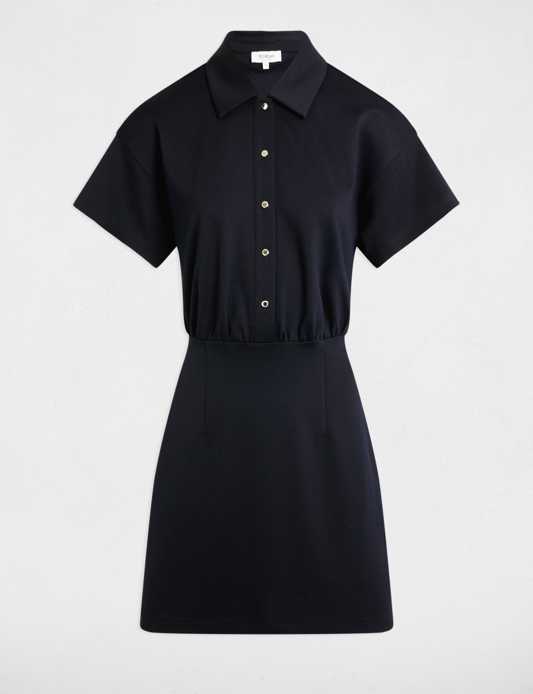 robe courte ajustee bleu marine femme Robe courte ajustée bleu marine femme