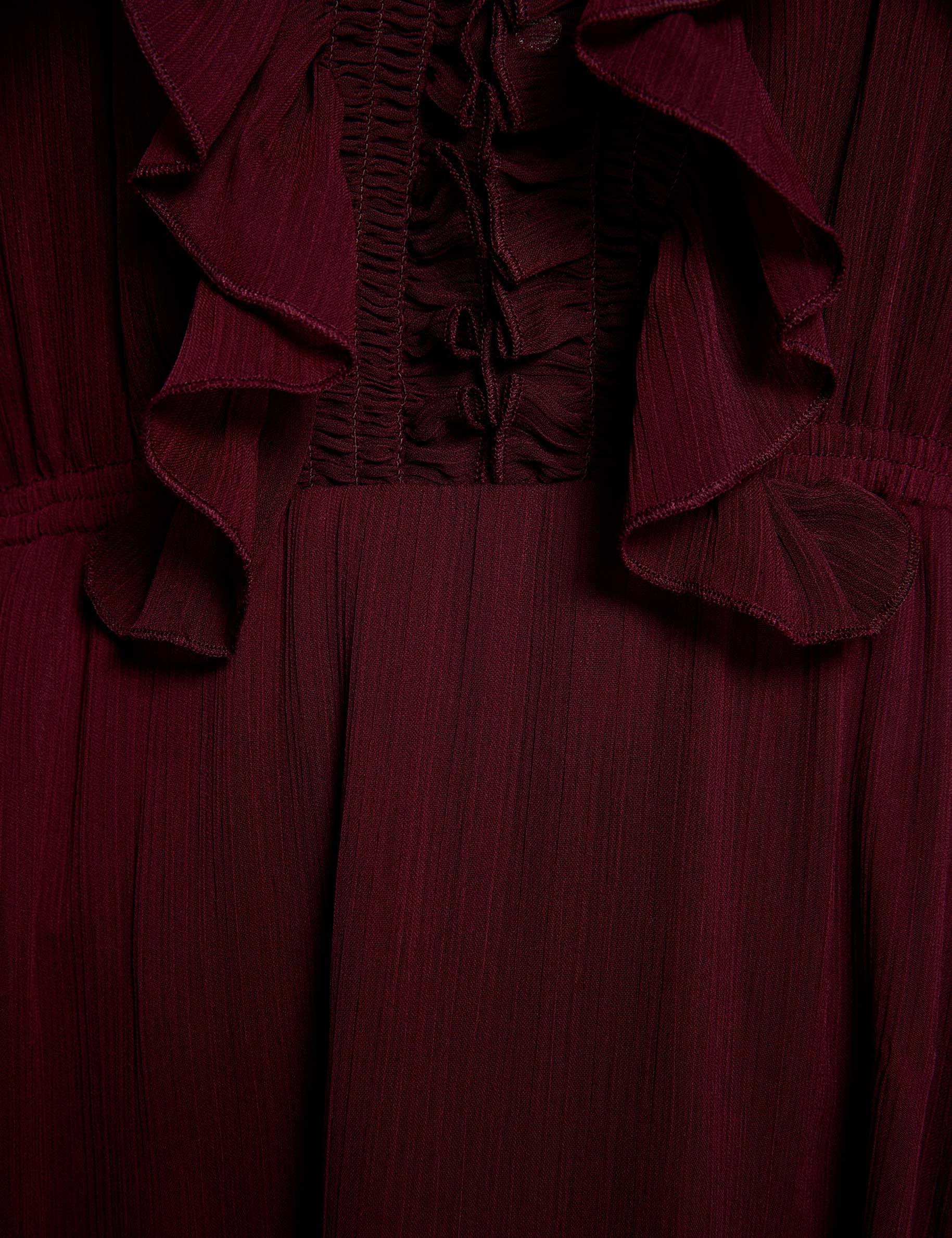 fitted short dress plum women null