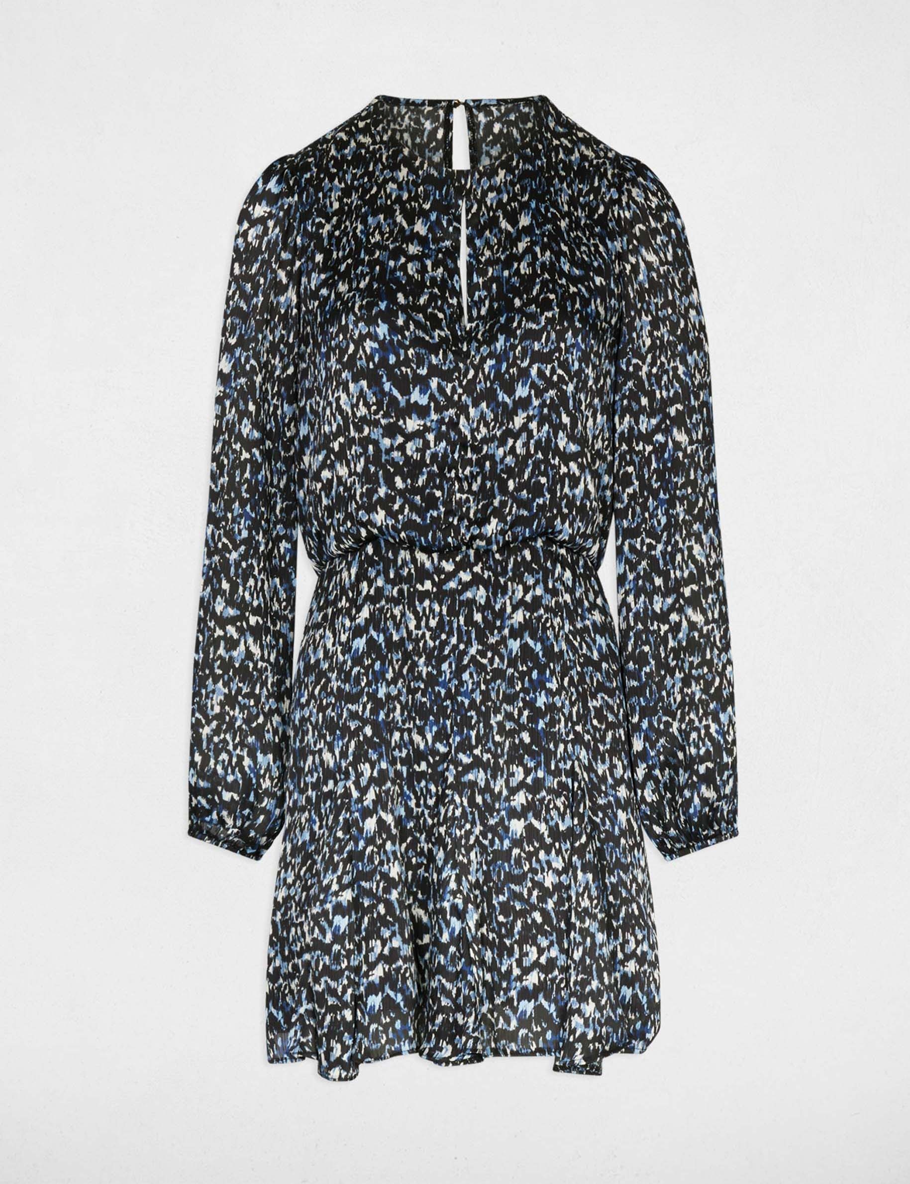 Short printed dress multicolor women