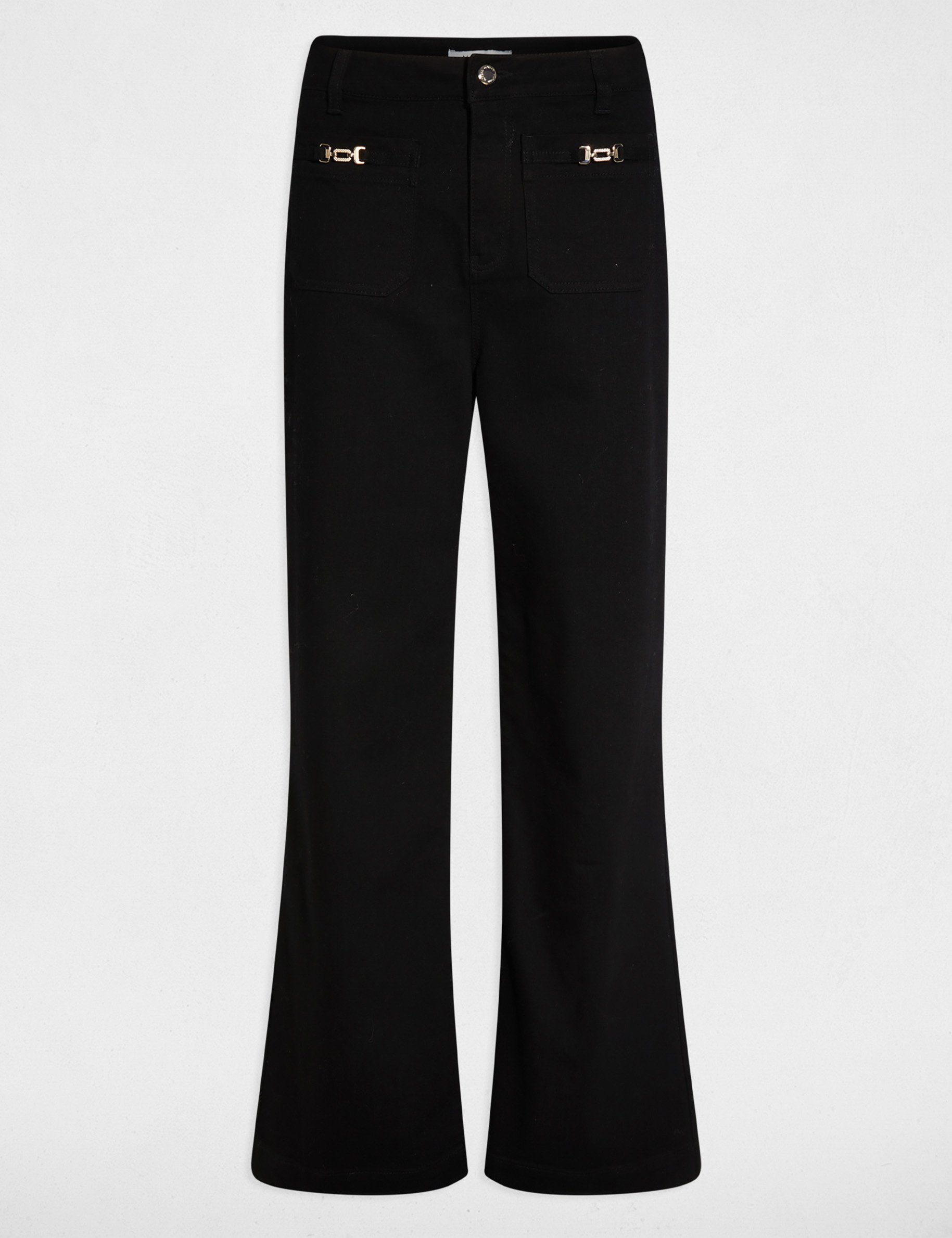 high waisted wide leg jeans black women High-waisted wide-leg jeans black women