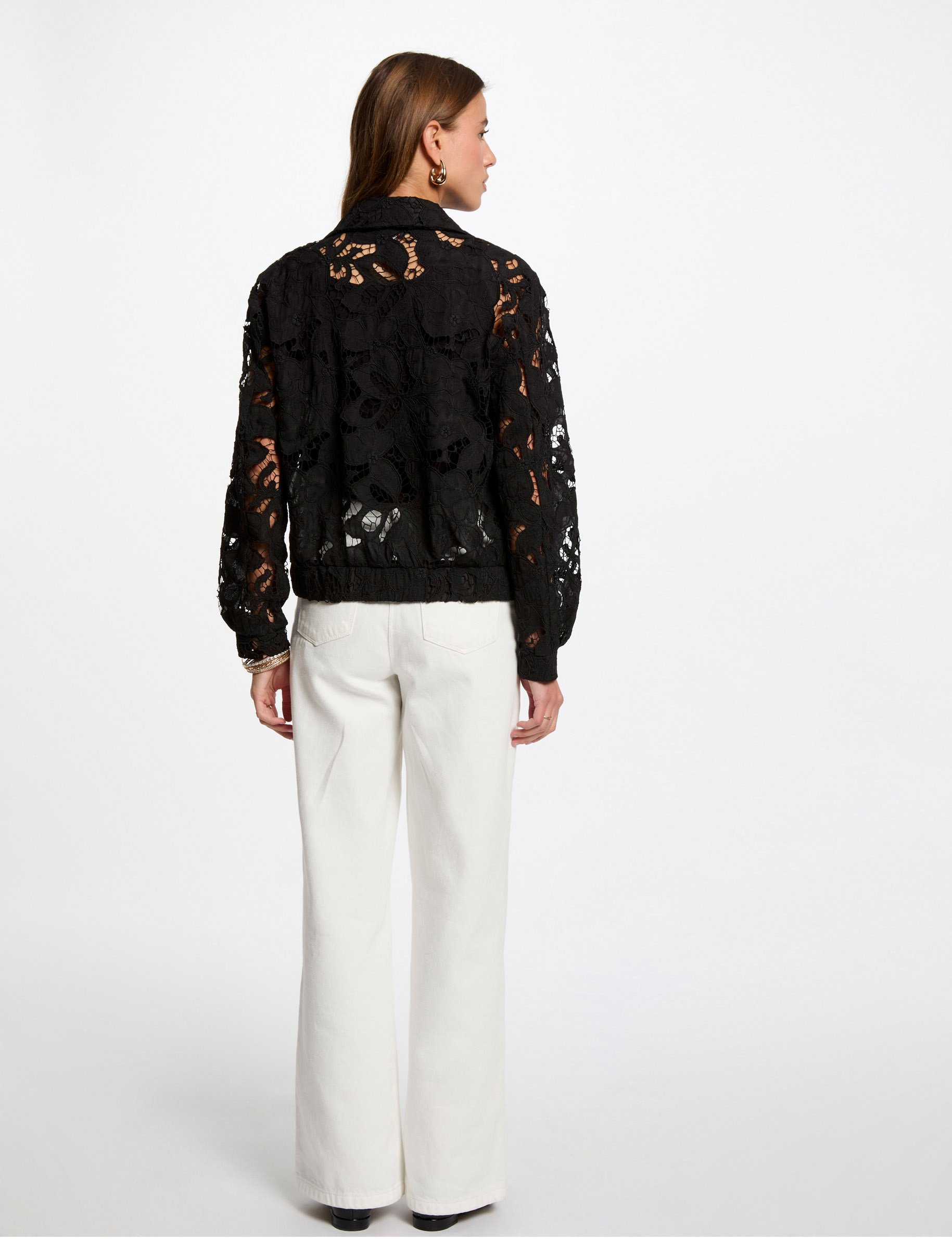 short laced jacket black women Short laced jacket black women