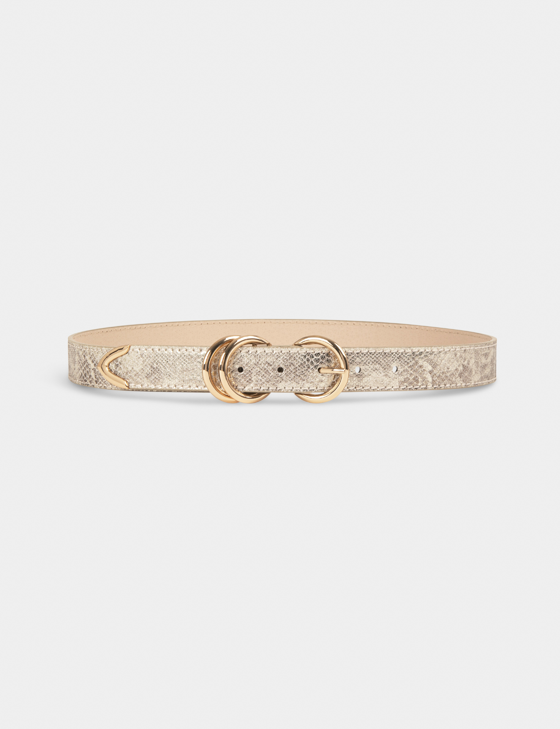 Belt with snake effect gold ladies' Belt with snake effect gold ladies'