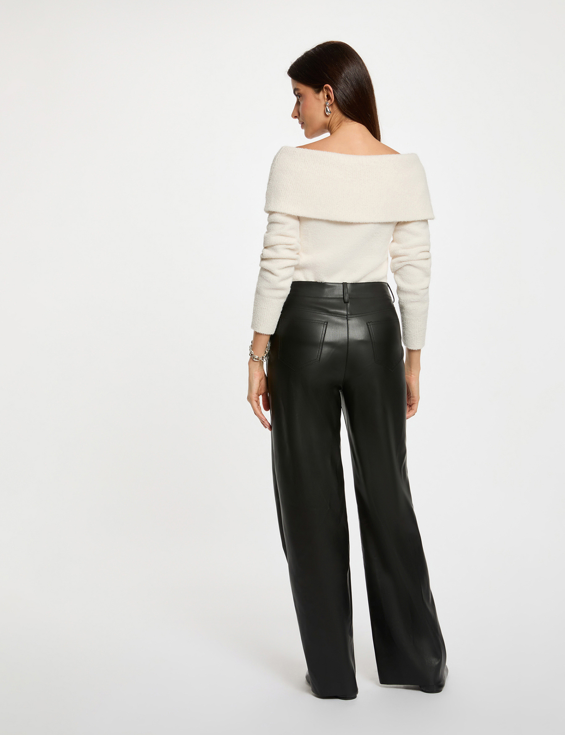 pull col bardot ivoire femme Pull col bardot ivoire femme