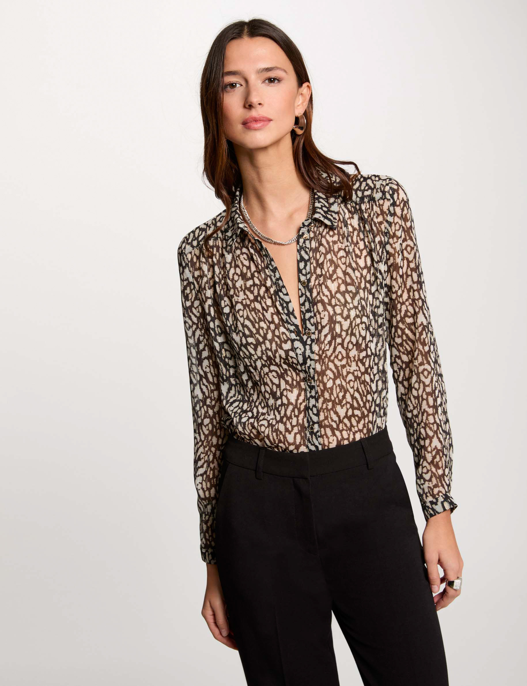 long sleeved shirt multicolor women Long-sleeved shirt multicolor women