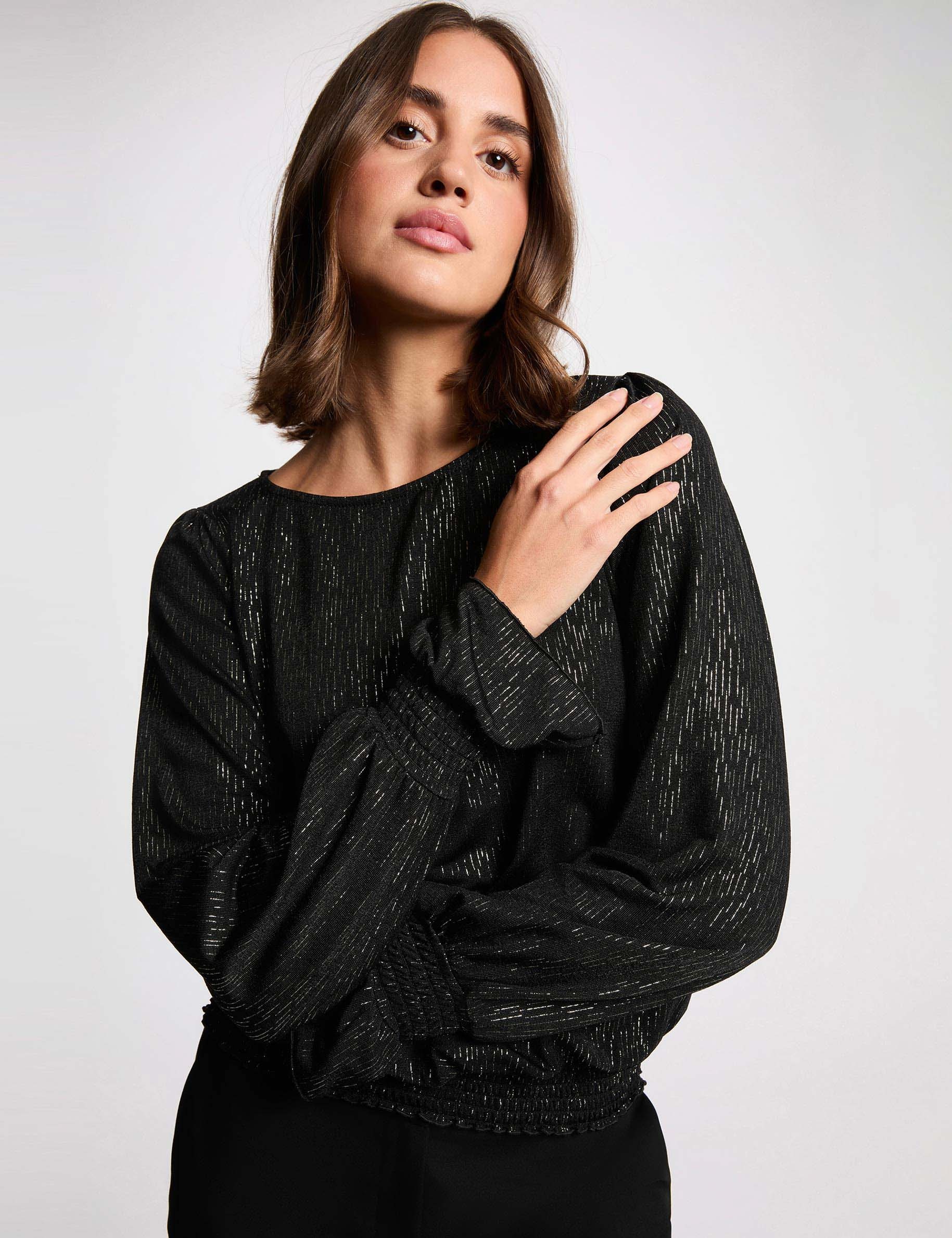 Long-sleeve t-shirt black women