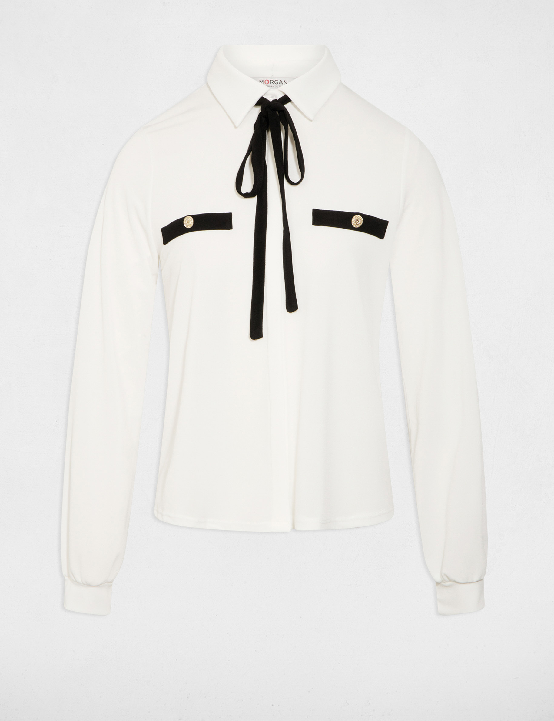 t shirt with a turned up collar white women T-shirt with a turned-up collar white women