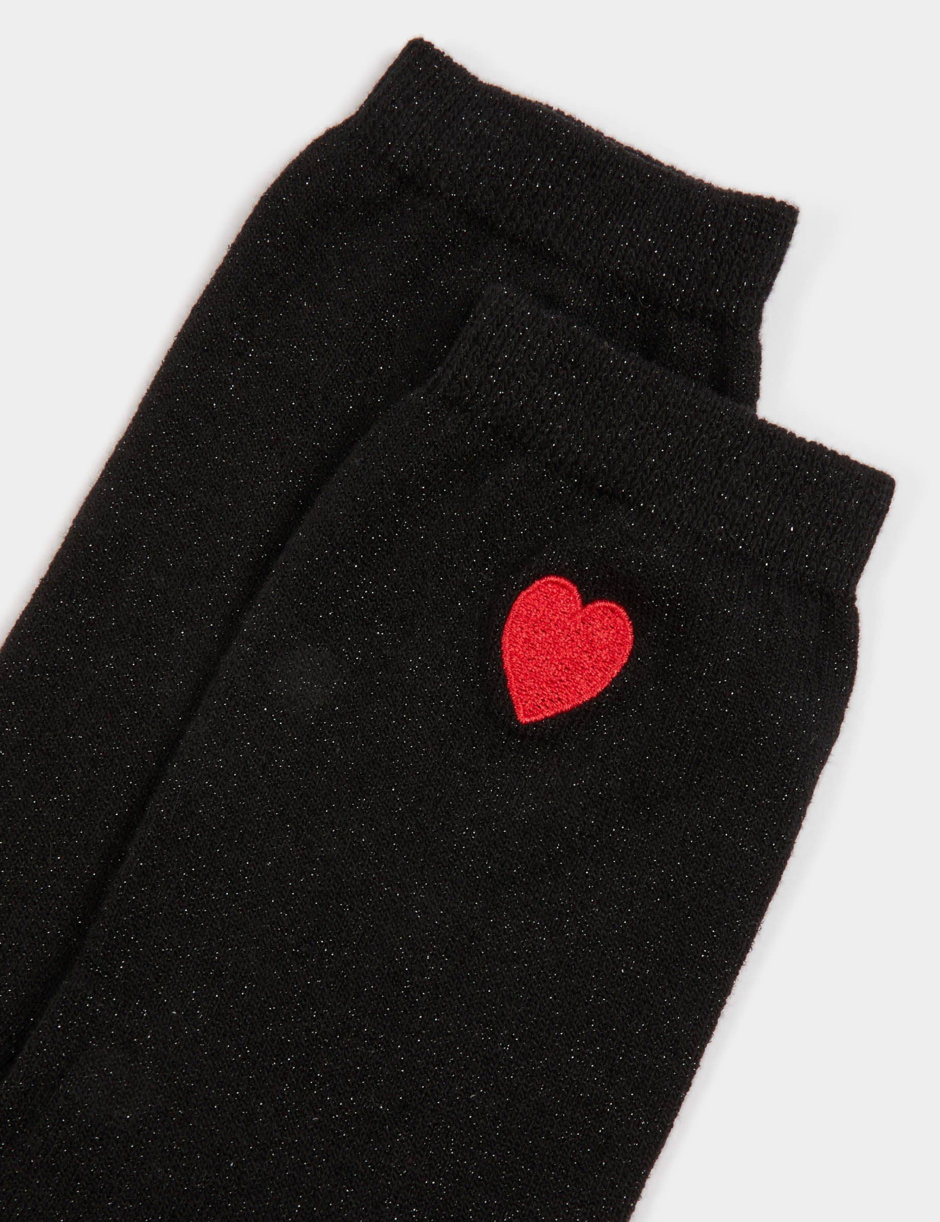 lot 3 chaussettes coeur multicolore femme multicolor women