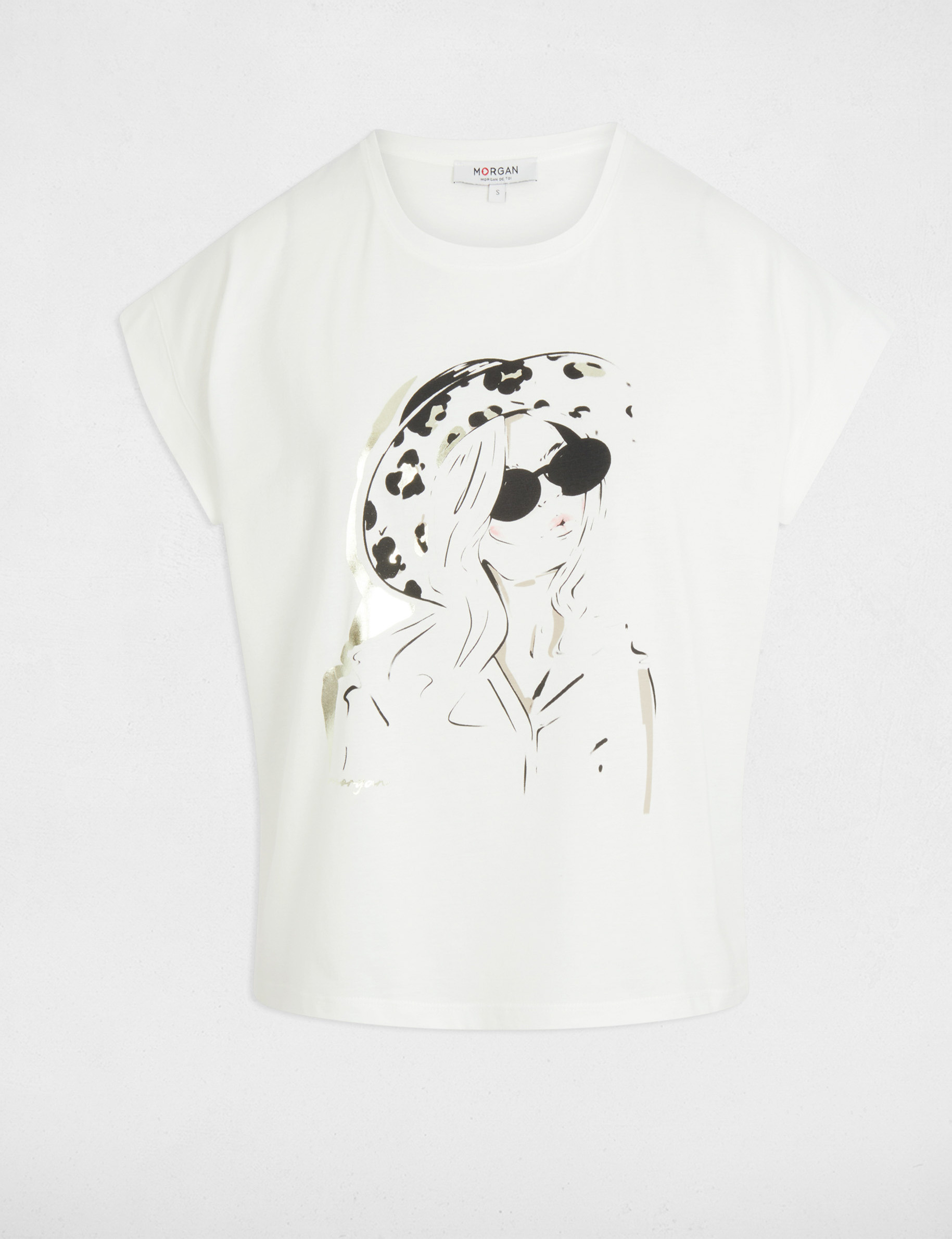 t shirt with message white women T-shirt with message white women
